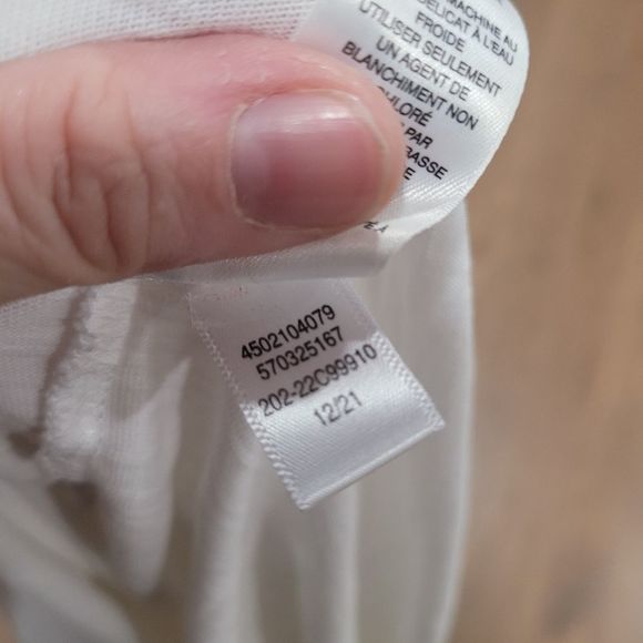 Chico's Womens Boho Embroidered Blouse Tassel Bell Sleeves Cotton Size 3 - Picture 5 of 5